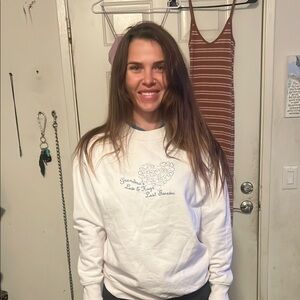 White Graphic Sweatshirt